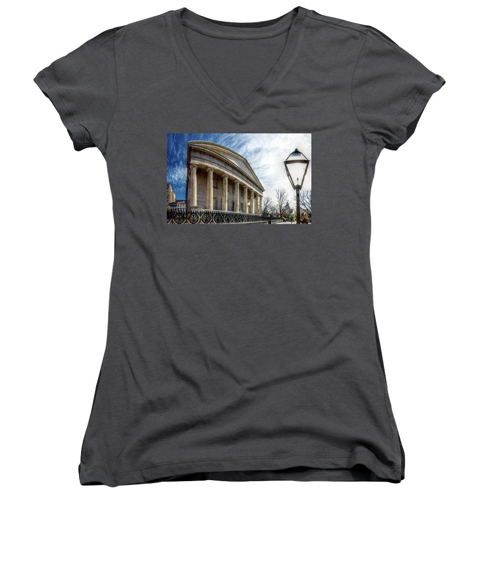 Panorama 3280 Second Bank of the United States - Women's V-Neck