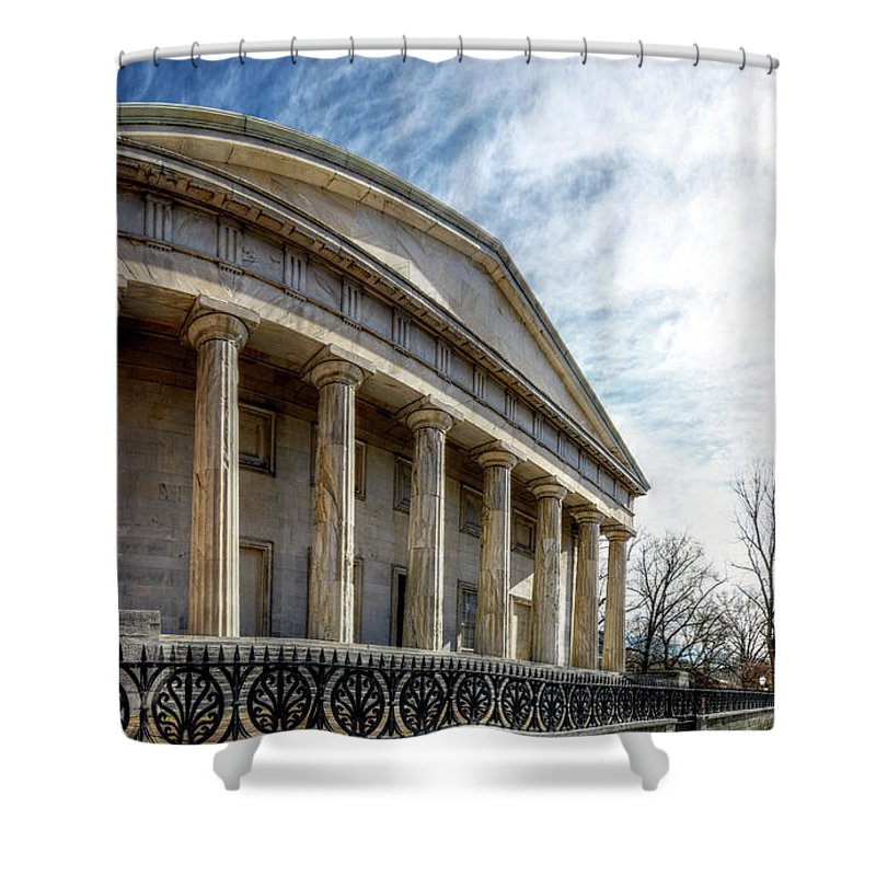 Panorama 3280 Second Bank of the United States - Shower Curtain
