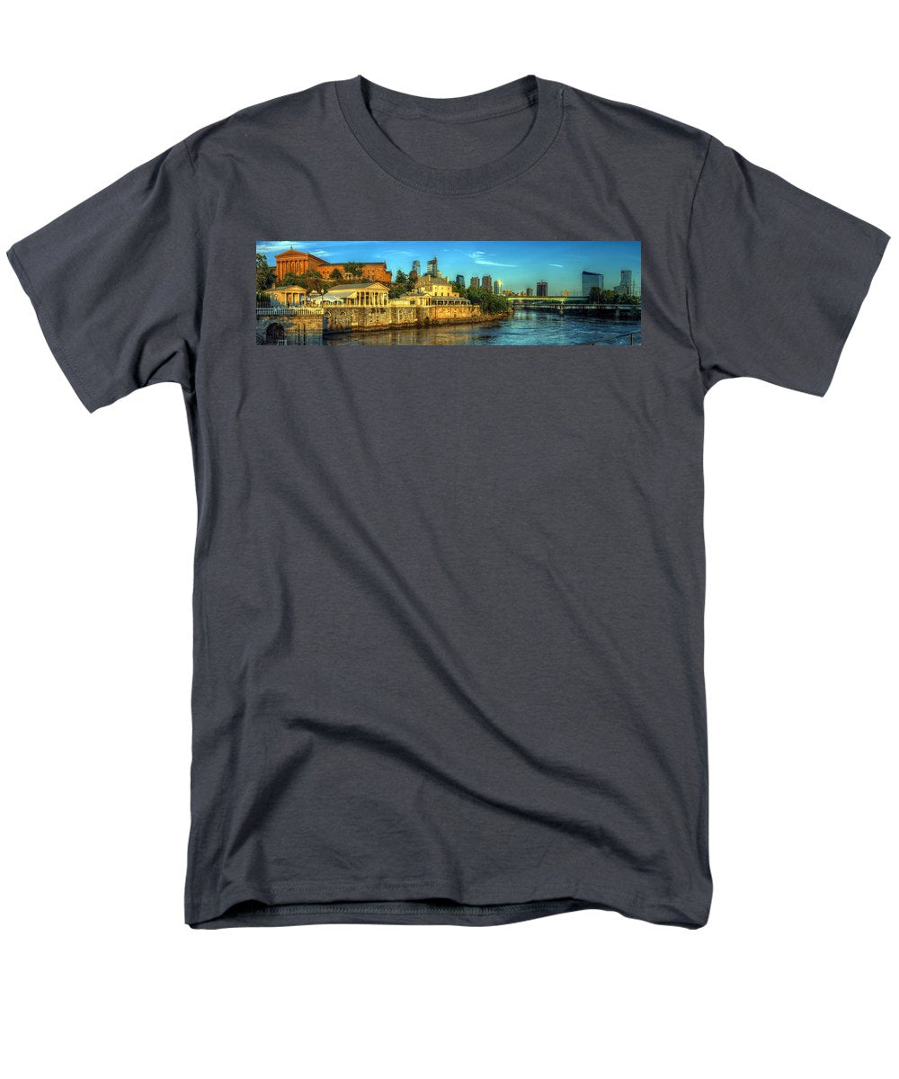 Panorama 3327 Fairmount Water Works - Men's T-Shirt  (Regular Fit)