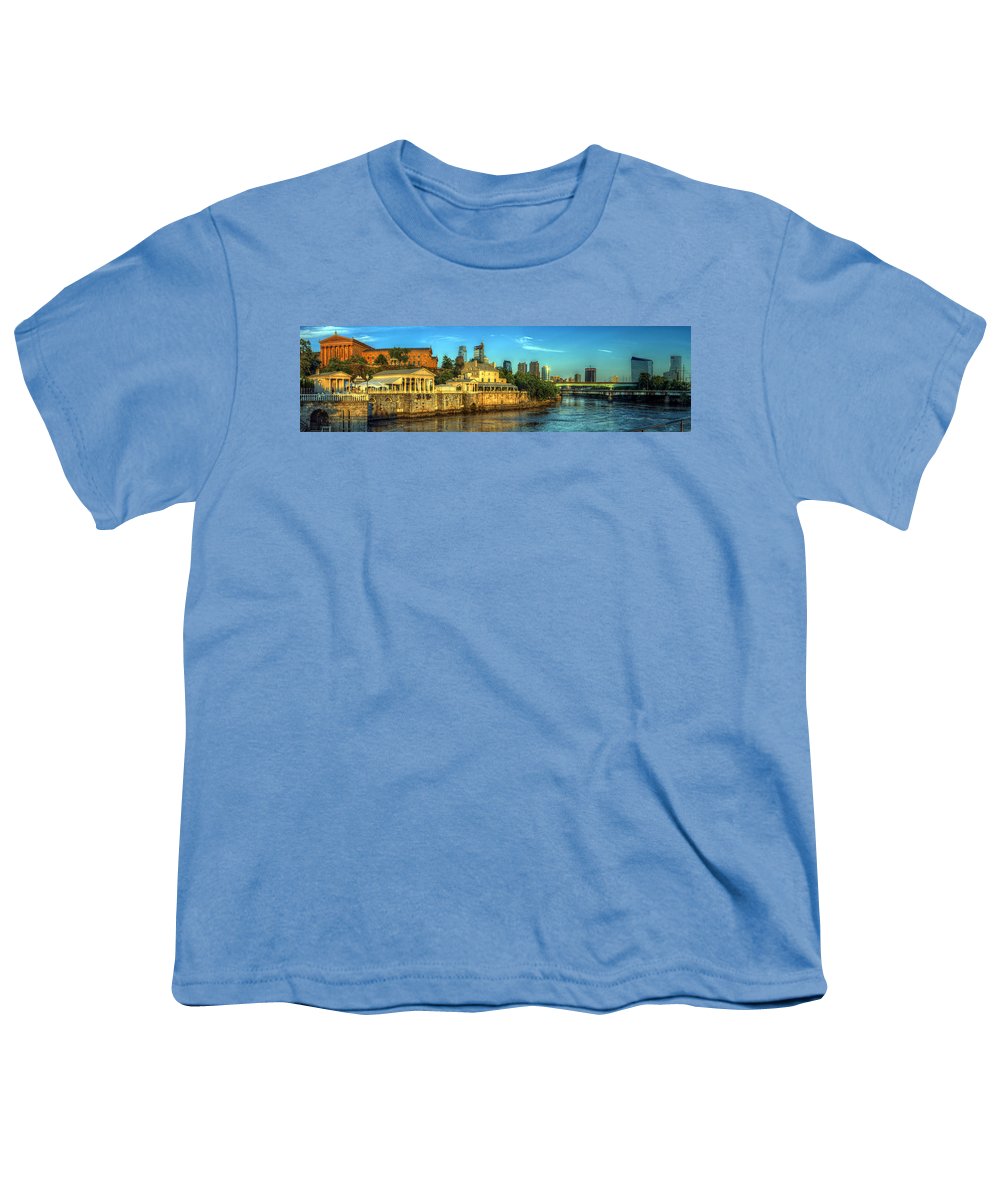 Panorama 3327 Fairmount Water Works - Youth T-Shirt