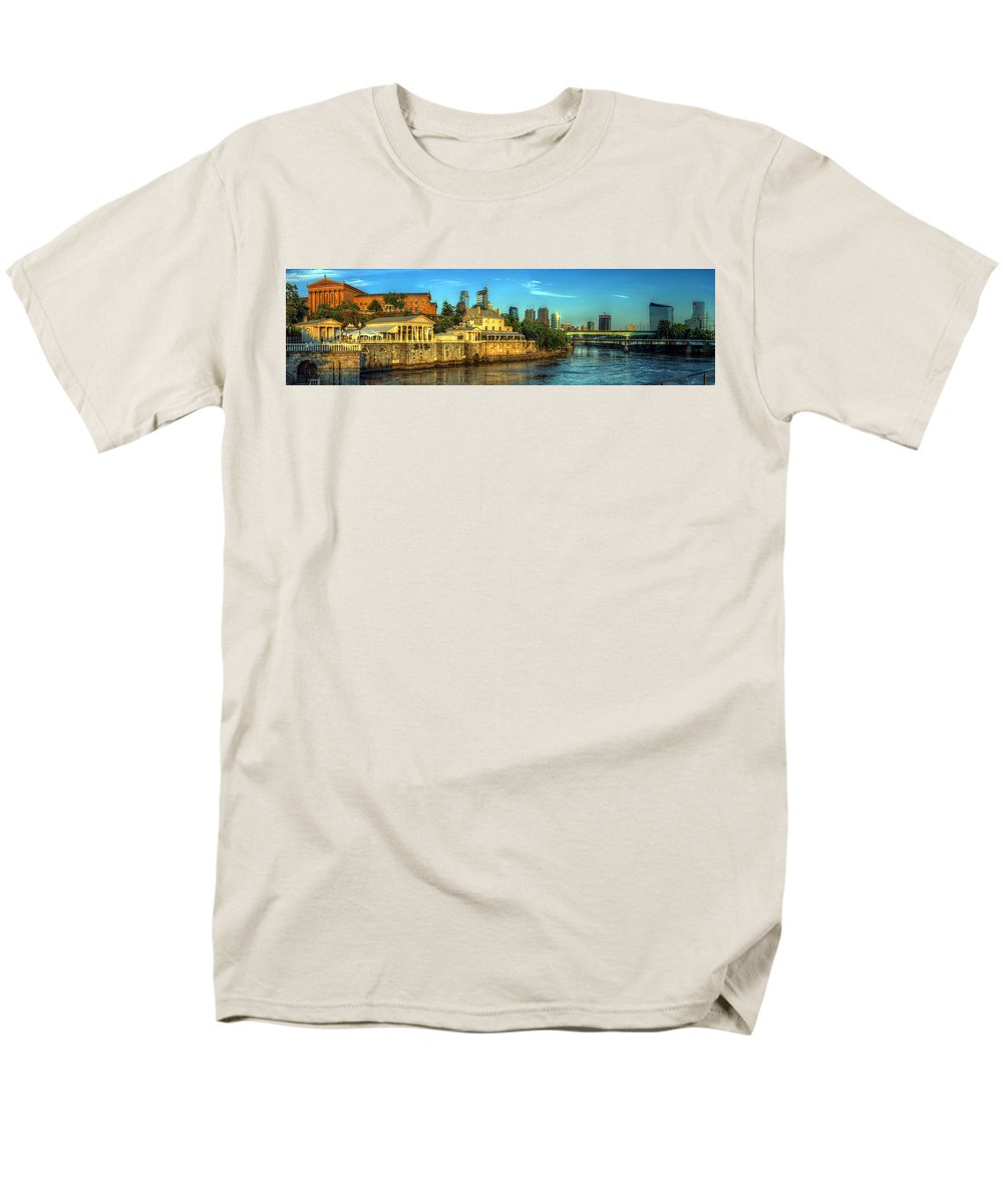 Panorama 3327 Fairmount Water Works - Men's T-Shirt  (Regular Fit)