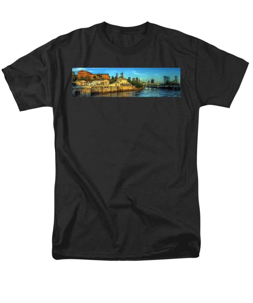 Panorama 3327 Fairmount Water Works - Men's T-Shirt  (Regular Fit)