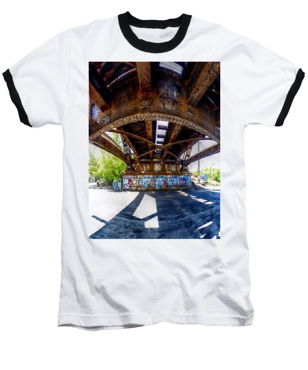 Panorama 3356 CSX Bridge - Baseball T-Shirt