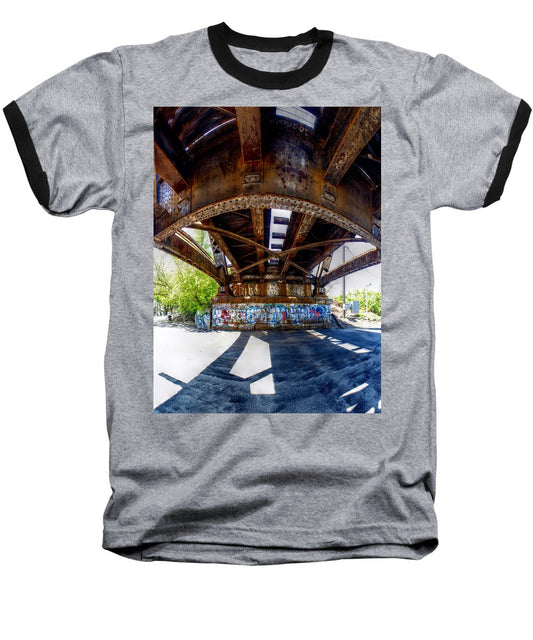 Panorama 3356 CSX Bridge - Baseball T-Shirt