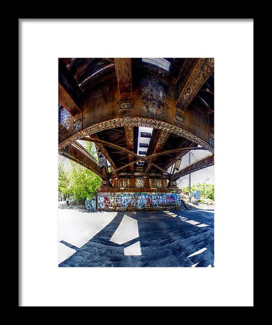 Panorama 3356 CSX Bridge - Framed Print