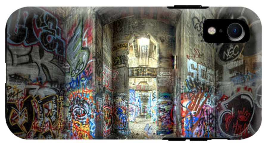 Panorama 3404 Pier 18 aka Graffiti Pier - Phone Case