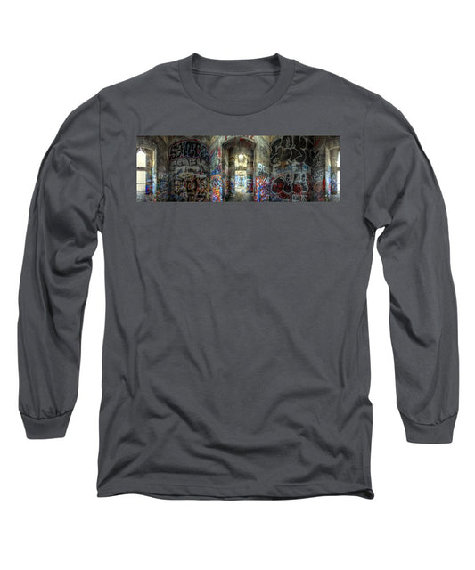 Panorama 3404 Pier 18 aka Graffiti Pier - Long Sleeve T-Shirt