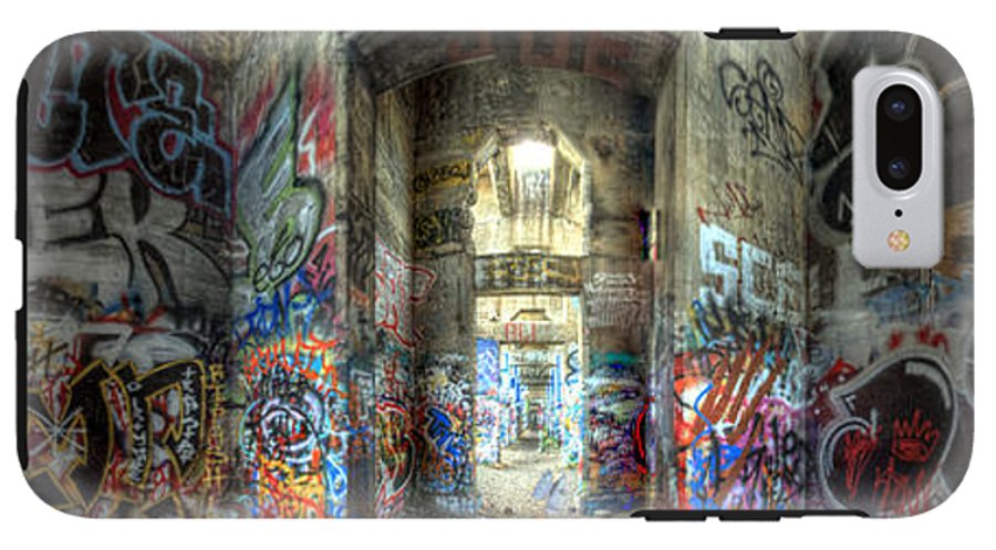 Panorama 3404 Pier 18 aka Graffiti Pier - Phone Case