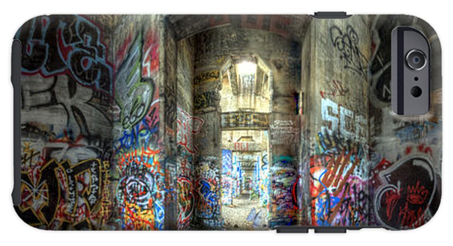 Panorama 3404 Pier 18 aka Graffiti Pier - Phone Case