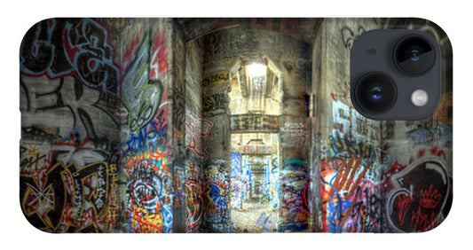 Panorama 3404 Pier 18 aka Graffiti Pier - Phone Case