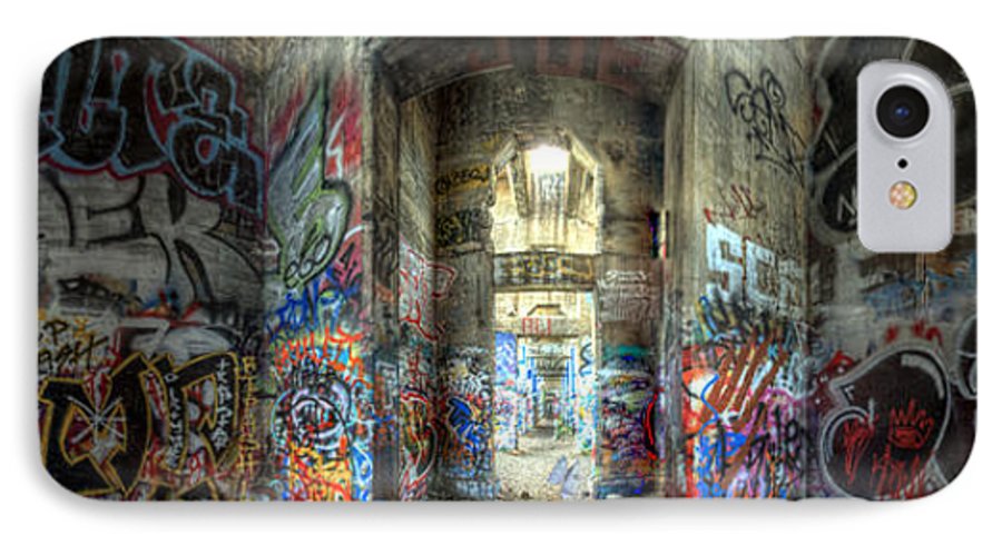 Panorama 3404 Pier 18 aka Graffiti Pier - Phone Case