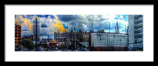 Panorama 3468 Eraserhood Skyline - Framed Print