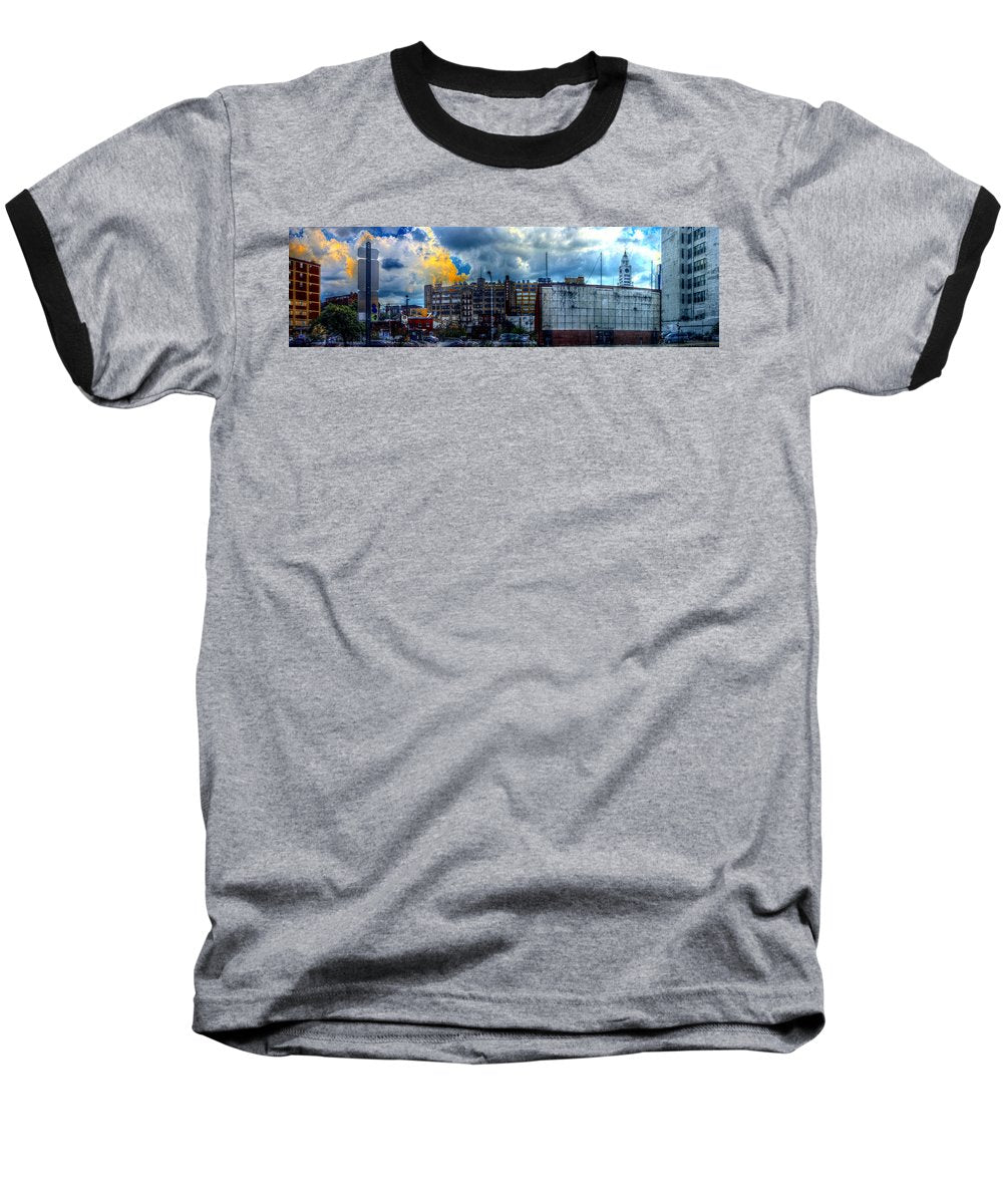 Panorama 3468 Eraserhood Skyline - Baseball T-Shirt