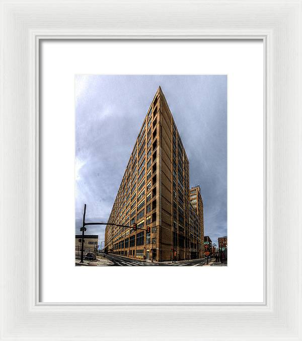 Panorama 3584 Terminal Commerce Building - Framed Print