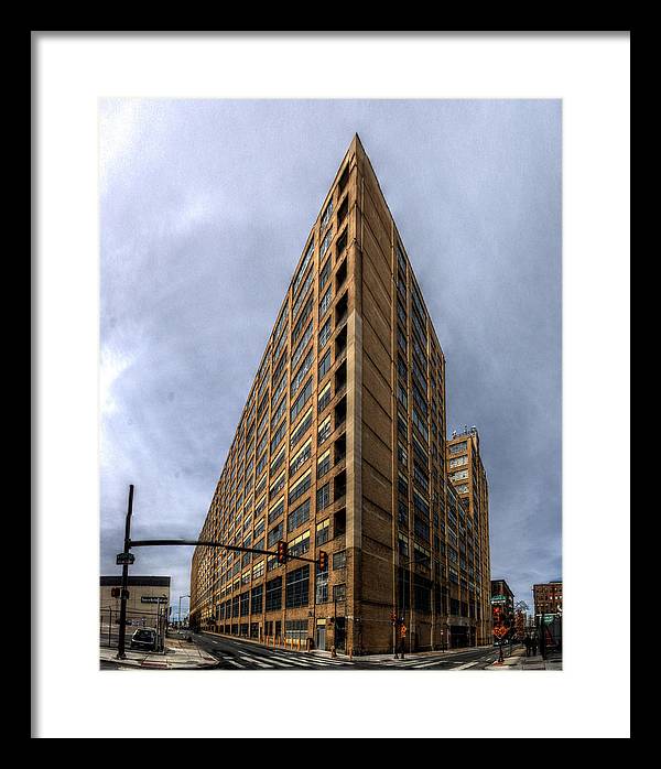 Panorama 3584 Terminal Commerce Building - Framed Print