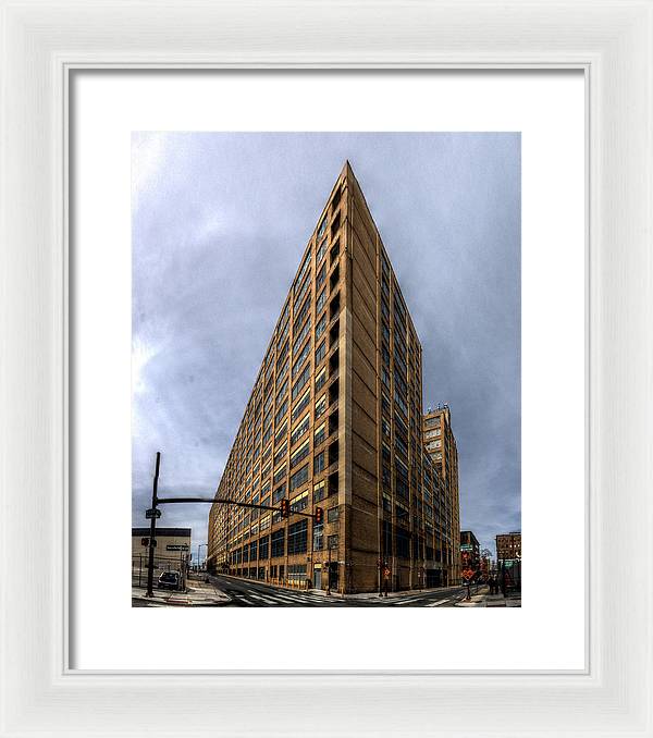 Panorama 3584 Terminal Commerce Building - Framed Print