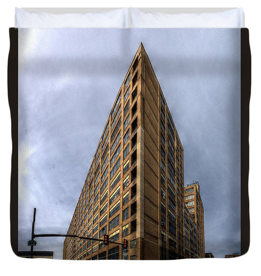 Panorama 3584 Terminal Commerce Building - Duvet Cover