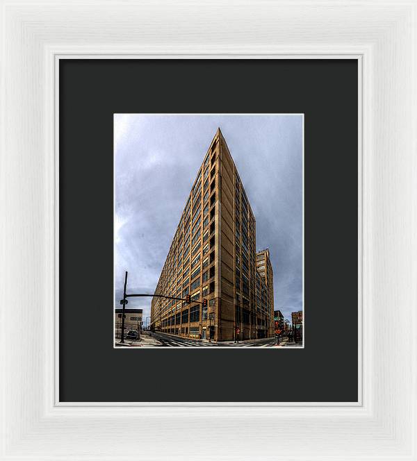 Panorama 3584 Terminal Commerce Building - Framed Print