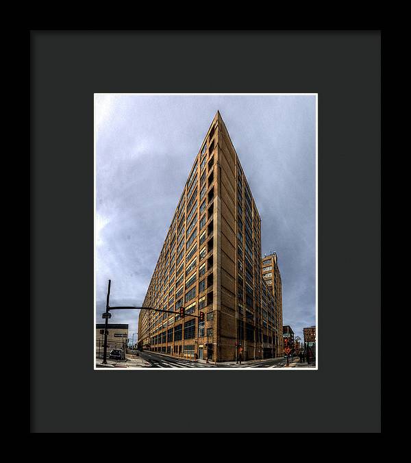 Panorama 3584 Terminal Commerce Building - Framed Print