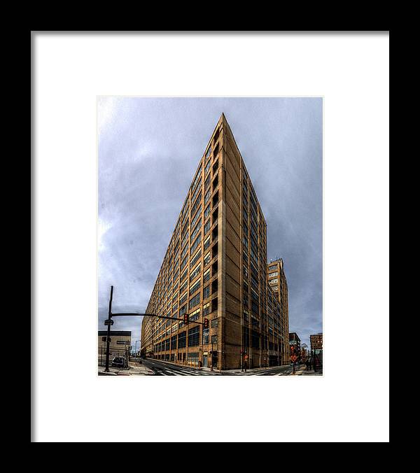 Panorama 3584 Terminal Commerce Building - Framed Print