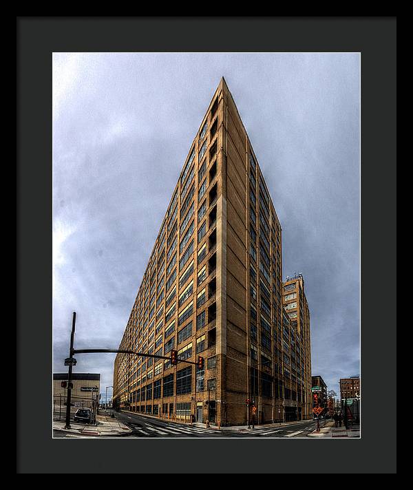 Panorama 3584 Terminal Commerce Building - Framed Print