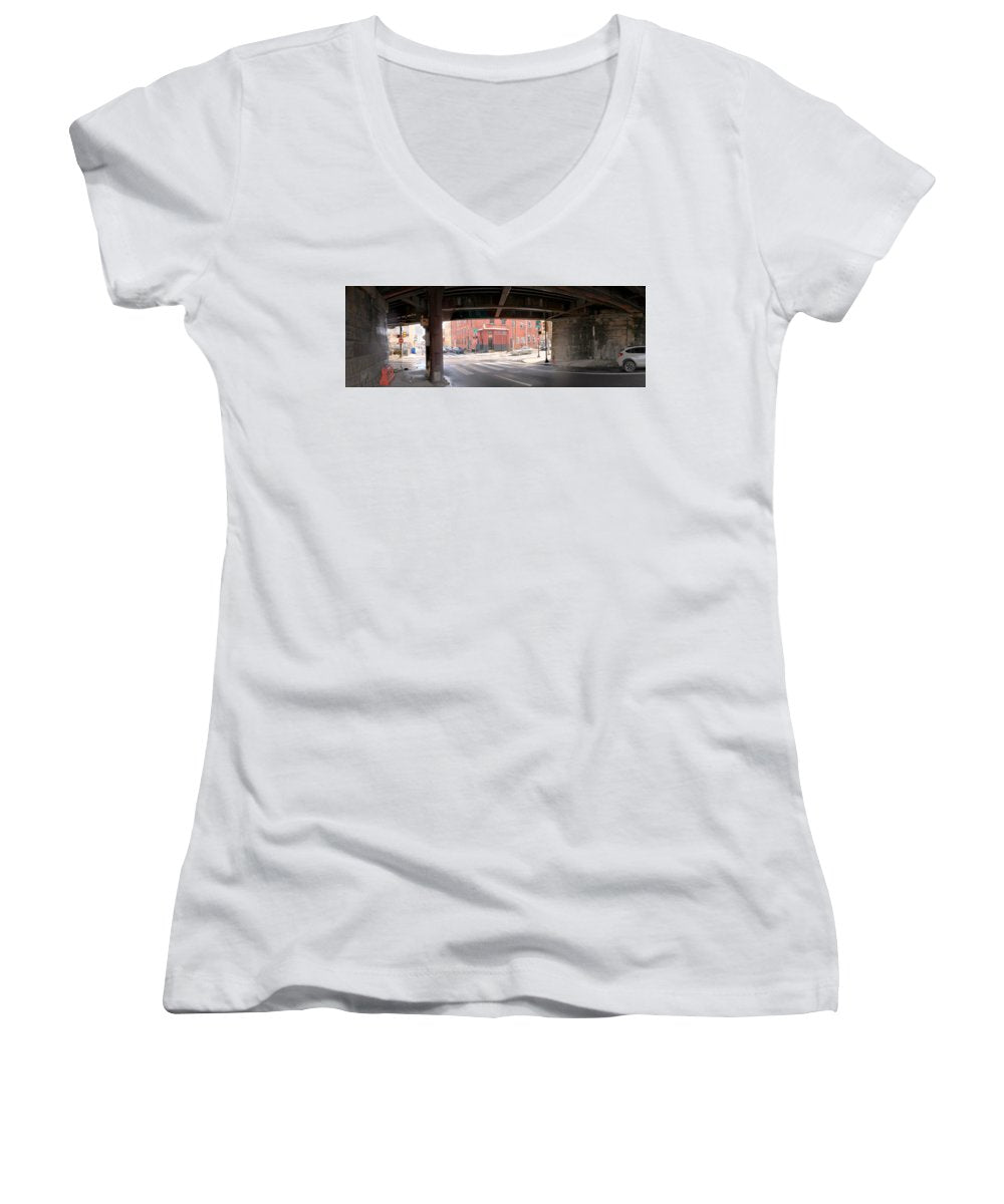 Panorama 3596 Reading Viaduct - Women's V-Neck