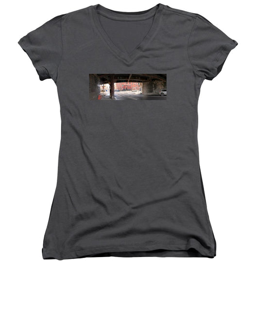 Panorama 3596 Reading Viaduct - Women's V-Neck