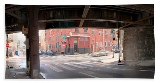 Panorama 3596 Reading Viaduct - Bath Towel