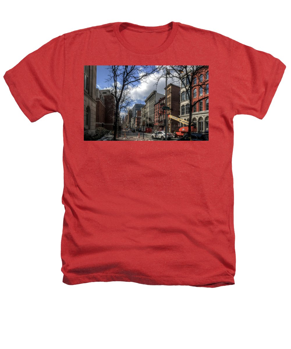 Panorama 3607 200  Block of Chestnut Street - Heathers T-Shirt