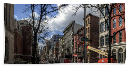 Panorama 3607 200  Block of Chestnut Street - Bath Towel