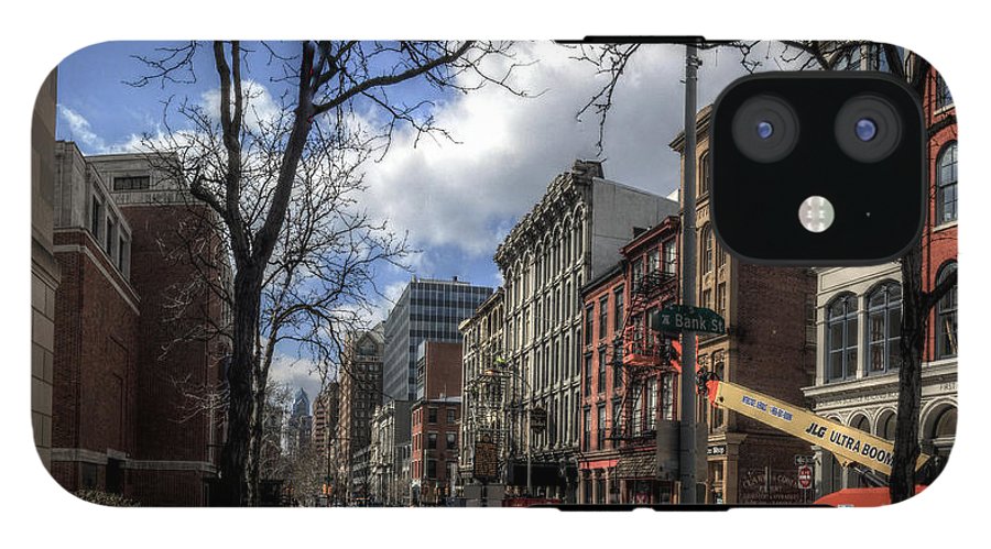 Panorama 3607 200  Block of Chestnut Street - Phone Case