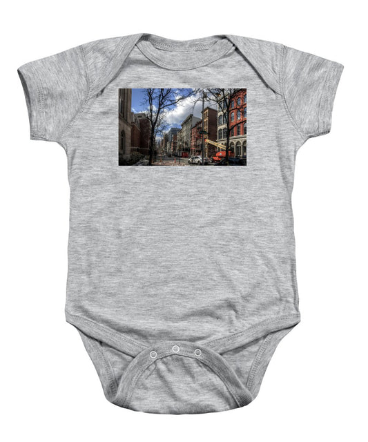 Panorama 3607 200  Block of Chestnut Street - Baby Onesie
