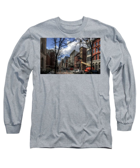 Panorama 3607 200  Block of Chestnut Street - Long Sleeve T-Shirt