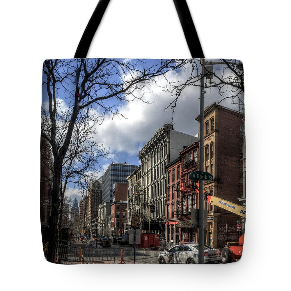 Panorama 3607 200  Block of Chestnut Street - Tote Bag