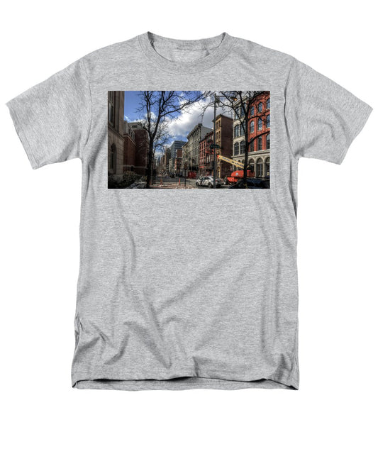 Panorama 3607 200  Block of Chestnut Street - Men's T-Shirt  (Regular Fit)