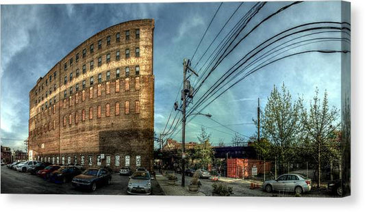 Panorama 3640 Haverford Cycle Company - Canvas Print