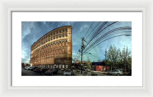 Panorama 3640 Haverford Cycle Company - Framed Print