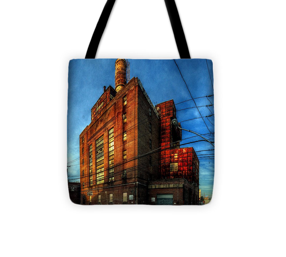 Panorama 3647 Willow Street Steam Plant - Tote Bag