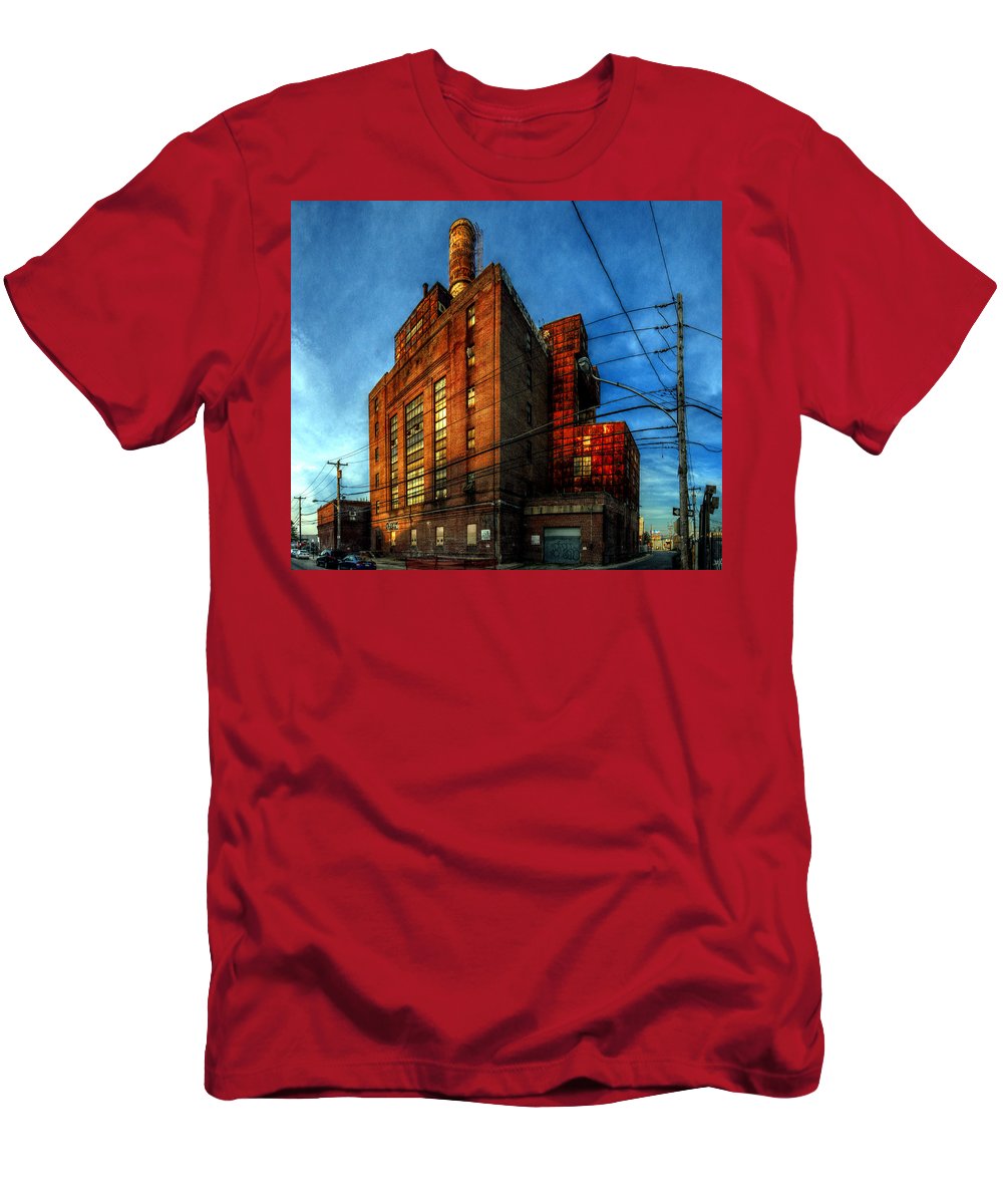 Panorama 3647 Willow Street Steam Plant - T-Shirt