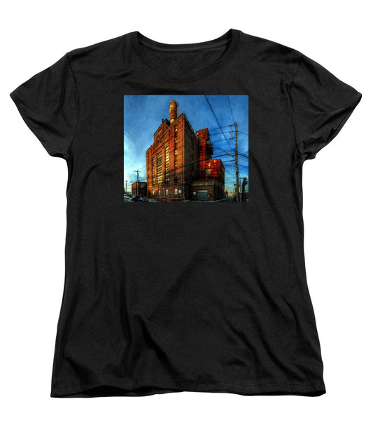 Panorama 3647 Willow Street Steam Plant - Women's T-Shirt (Standard Fit)