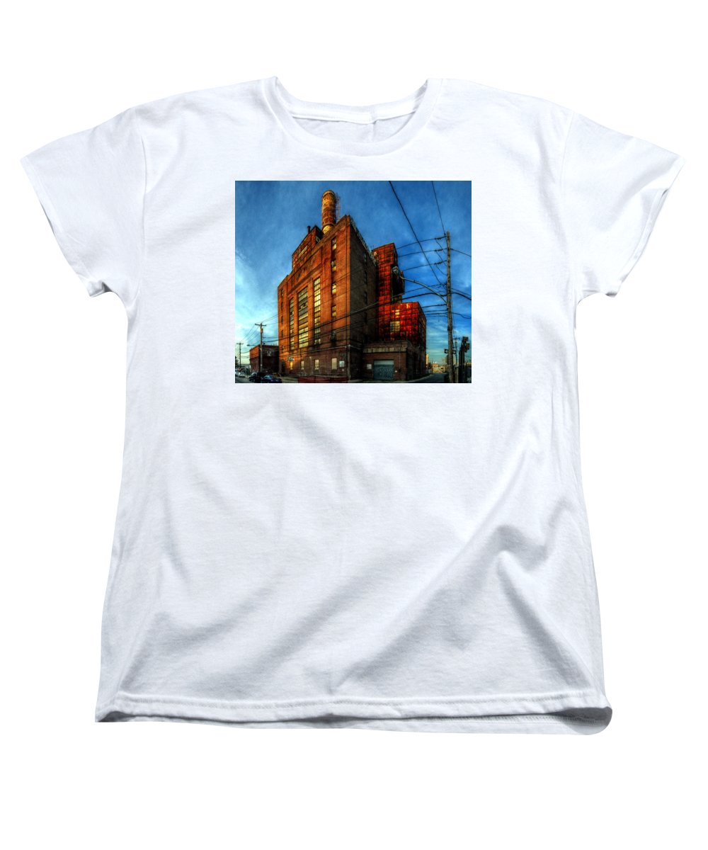 Panorama 3647 Willow Street Steam Plant - Women's T-Shirt (Standard Fit)